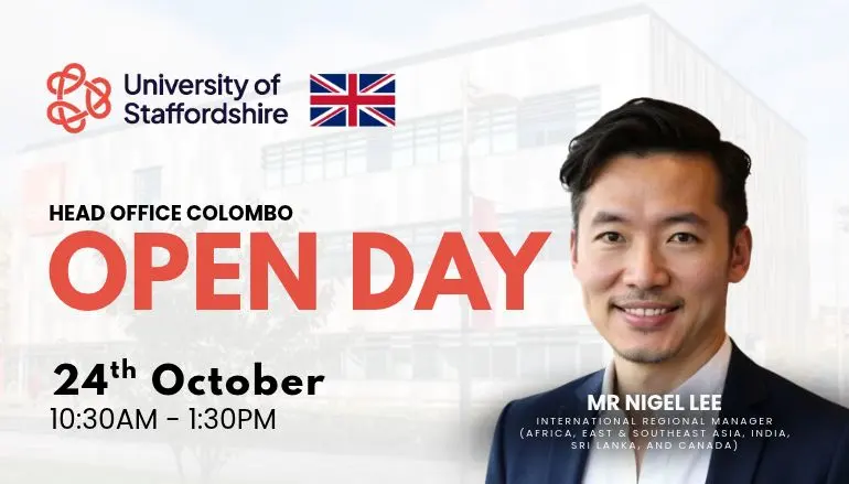 University of Staffordshire open day Sri Lanka