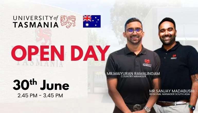 Tasmania Open Day Colombo