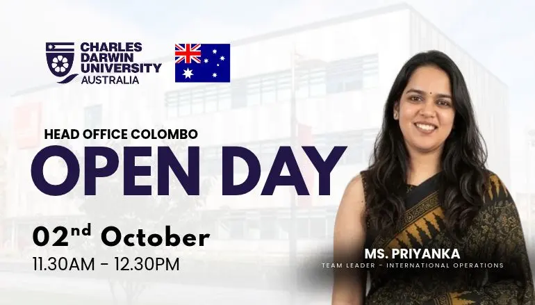 Charles Darwin University open day Sri Lanka