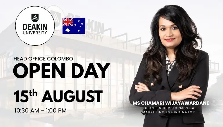 Deakin University open day Sri Lanka